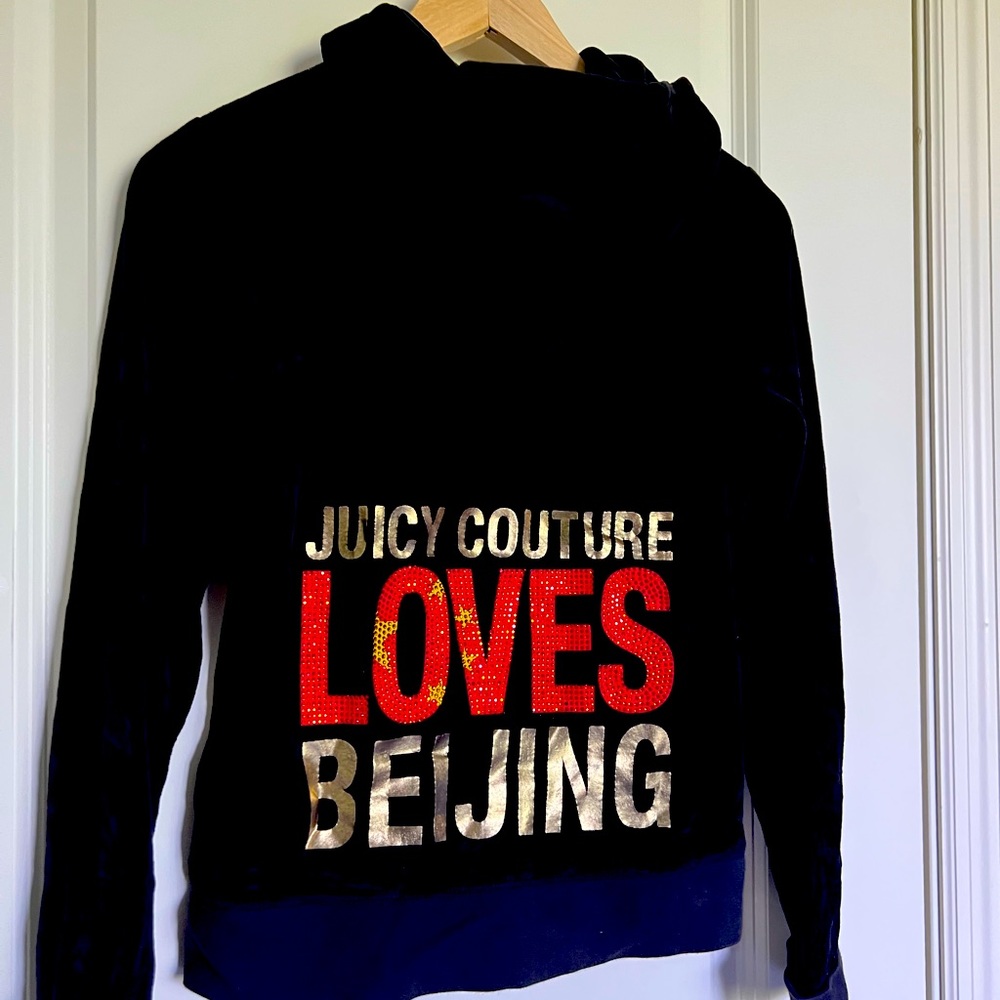 Juicy Couture Bling Velour Hoodie